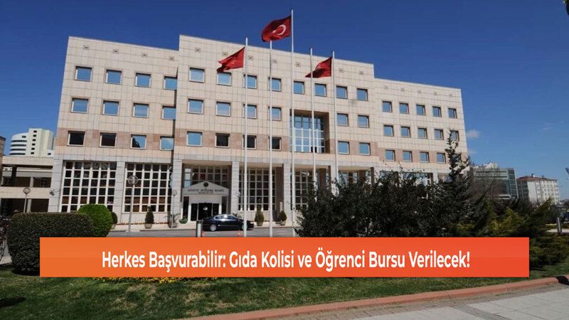 Herkes Başvurabilir: Gıda Kolisi ve Öğrenci Bursu Verilecek!