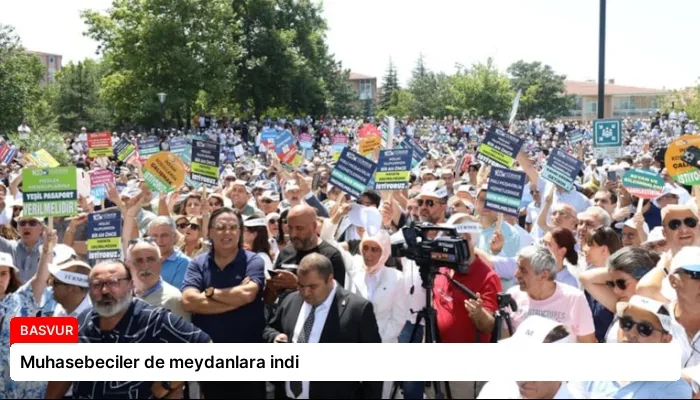 Muhasebeciler de meydanlara indi