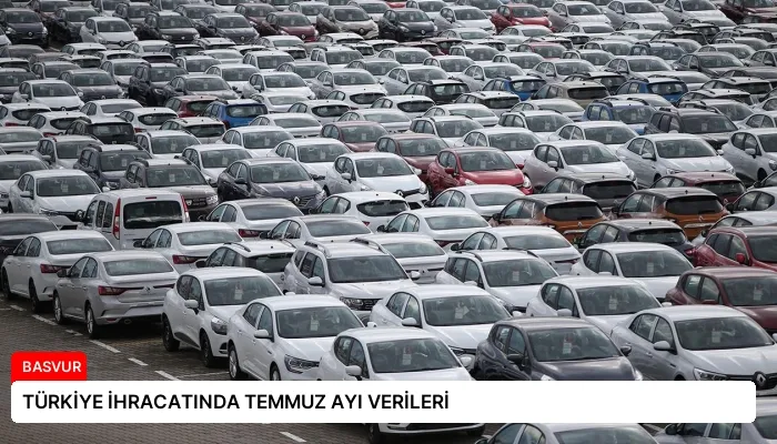 TÜRKİYE İHRACATINDA TEMMUZ AYI VERİLERİ