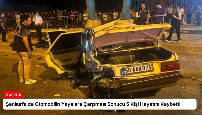 Şanlıurfa’da Otomobilin Yayalara Çarpması Sonucu 5 Kişi Hayatını Kaybetti