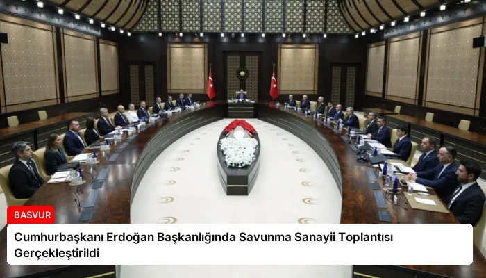 Cumhurbaşkanı Erdoğan Başkanlığında Savunma Sanayii Toplantısı Gerçekleştirildi