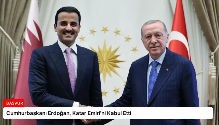 Cumhurbaşkanı Erdoğan, Katar Emiri’ni Kabul Etti