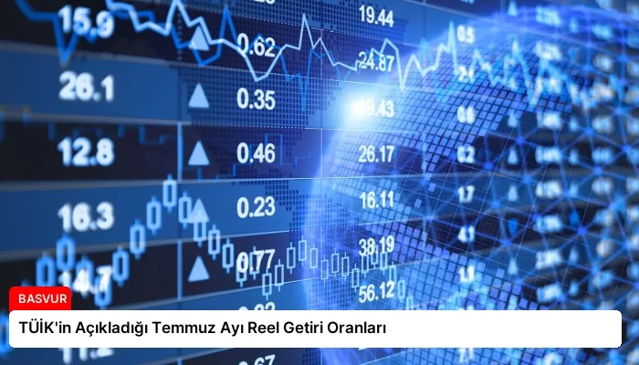 TÜİK’in Açıkladığı Temmuz Ayı Reel Getiri Oranları
