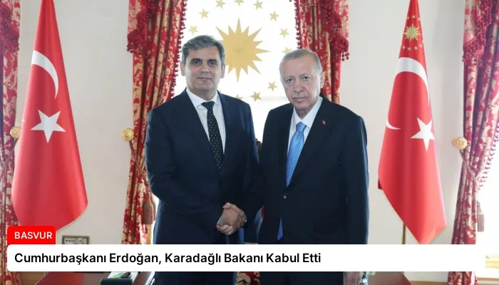 Cumhurbaşkanı Erdoğan, Karadağlı Bakanı Kabul Etti