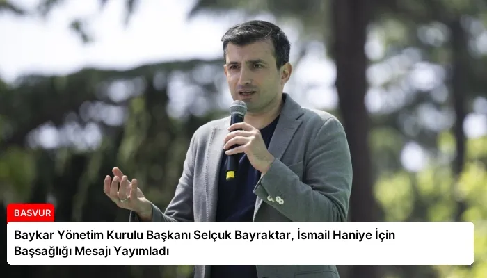 Baykar Yönetim Kurulu Başkanı Selçuk Bayraktar, İsmail Haniye İçin Başsağlığı Mesajı Yayımladı