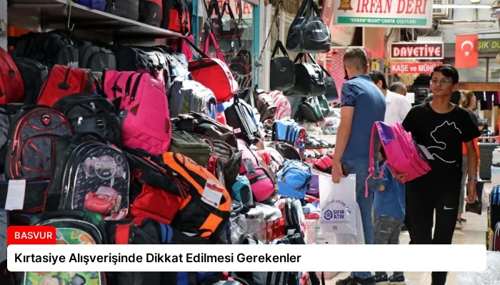 Kırtasiye Alışverişinde Dikkat Edilmesi Gerekenler