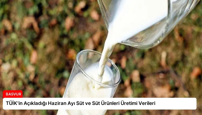 TÜİK’in Açıkladığı Haziran Ayı Süt ve Süt Ürünleri Üretimi Verileri