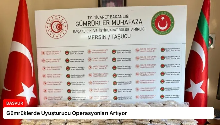 Gümrüklerde Uyuşturucu Operasyonları Artıyor