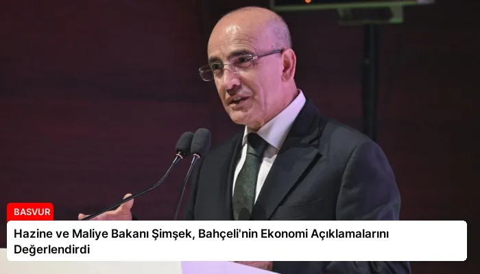 Hazine ve Maliye Bakanı Şimşek, Bahçeli’nin Ekonomi Açıklamalarını Değerlendirdi