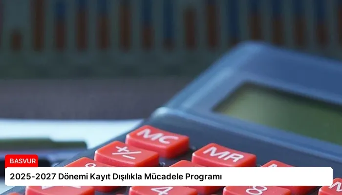 2025-2027 Dönemi Kayıt Dışılıkla Mücadele Programı