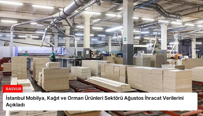 İstanbul Mobilya, Kağıt ve Orman Ürünleri Sektörü Ağustos İhracat Verilerini Açıkladı