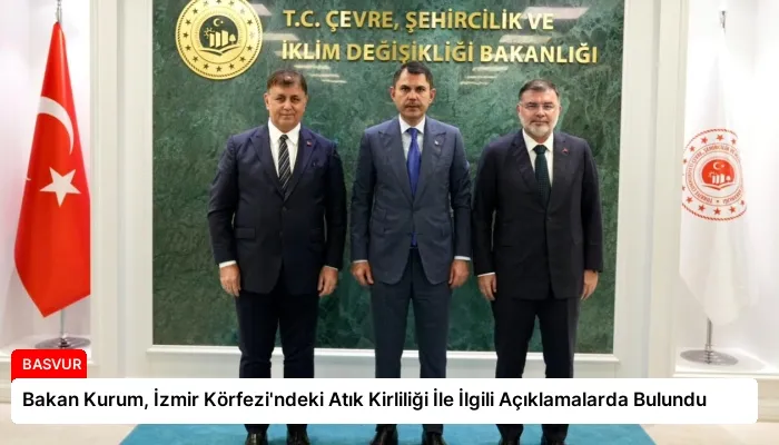Bakan Kurum, İzmir Körfezi’ndeki Atık Kirliliği İle İlgili Açıklamalarda Bulundu