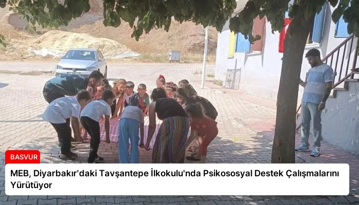 MEB, Diyarbakır’daki Tavşantepe İlkokulu’nda Psikososyal Destek Çalışmalarını Yürütüyor