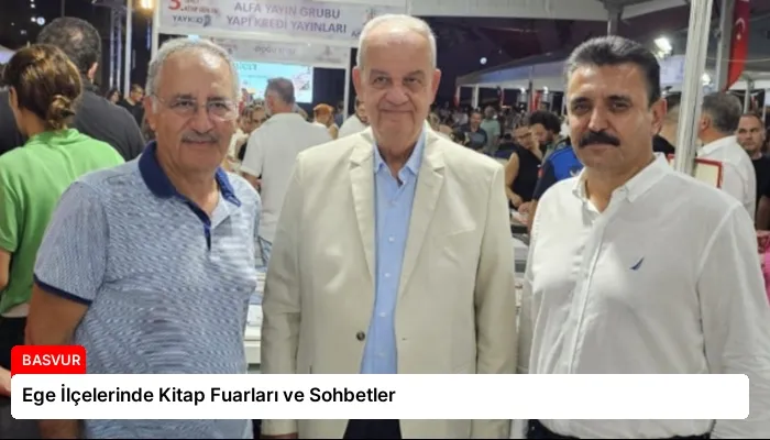 Ege İlçelerinde Kitap Fuarları ve Sohbetler