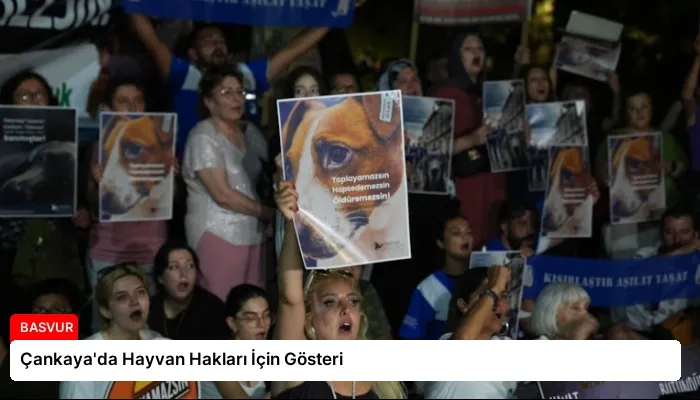 Çankaya’da Hayvan Hakları İçin Gösteri