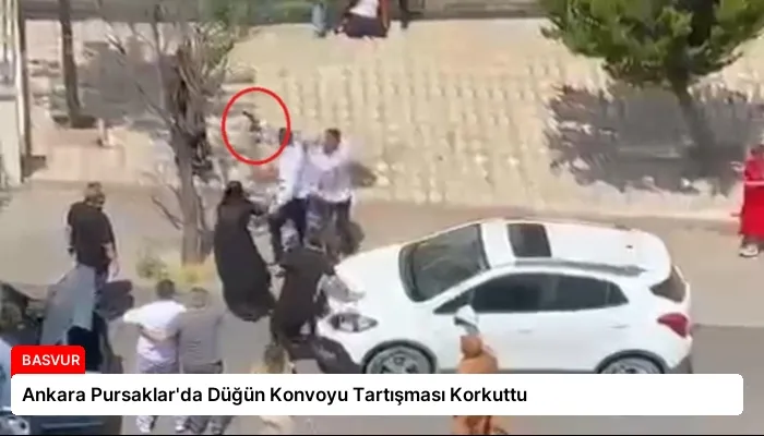 Ankara Pursaklar’da Düğün Konvoyu Tartışması Korkuttu