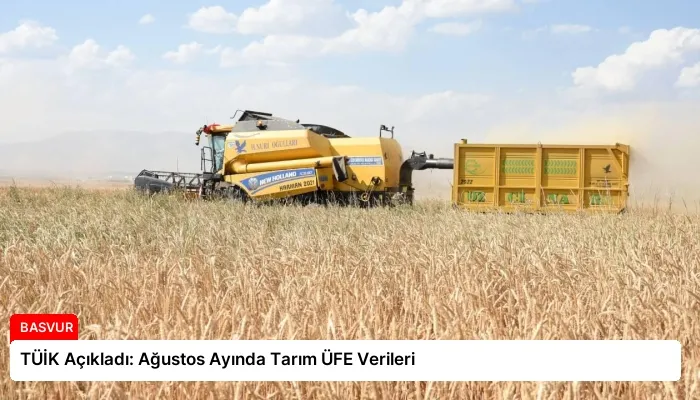 TÜİK Açıkladı: Ağustos Ayında Tarım ÜFE Verileri