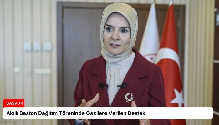 Akıllı Baston Dağıtım Töreninde Gazilere Verilen Destek