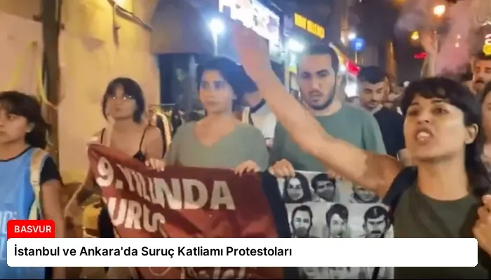 İstanbul ve Ankara’da Suruç Katliamı Protestoları