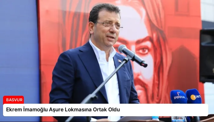 Ekrem İmamoğlu Aşure Lokmasına Ortak Oldu