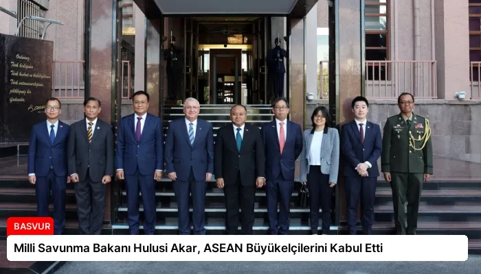 Milli Savunma Bakanı Hulusi Akar, ASEAN Büyükelçilerini Kabul Etti