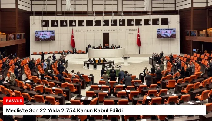 Meclis’te Son 22 Yılda 2.754 Kanun Kabul Edildi