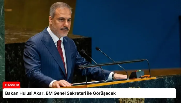 Bakan Hulusi Akar, BM Genel Sekreteri ile Görüşecek