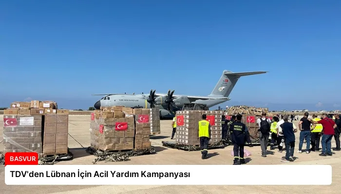TDV’den Lübnan İçin Acil Yardım Kampanyası