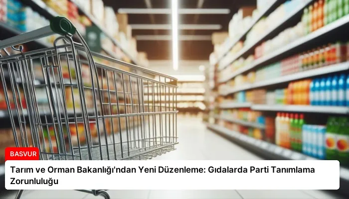 Tarım ve Orman Bakanlığı’ndan Yeni Düzenleme: Gıdalarda Parti Tanımlama Zorunluluğu
