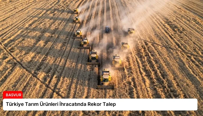 Türkiye Tarım Ürünleri İhracatında Rekor Talep