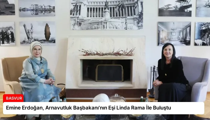 Emine Erdoğan, Arnavutluk Başbakanı’nın Eşi Linda Rama İle Buluştu