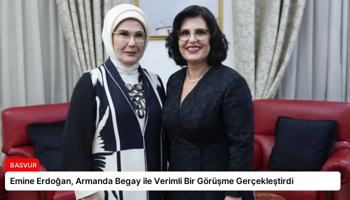 Emine Erdoğan, Armanda Begay ile Verimli Bir Görüşme Gerçekleştirdi