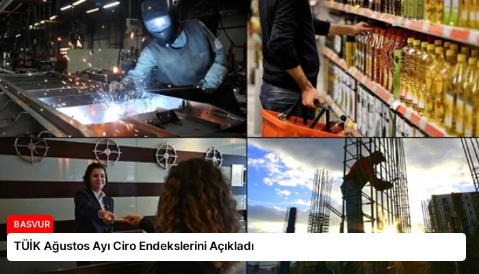 TÜİK Ağustos Ayı Ciro Endekslerini Açıkladı