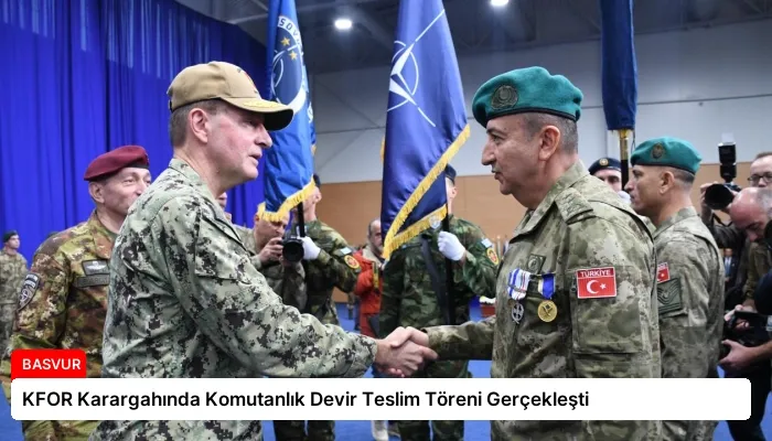 KFOR Karargahında Komutanlık Devir Teslim Töreni Gerçekleşti