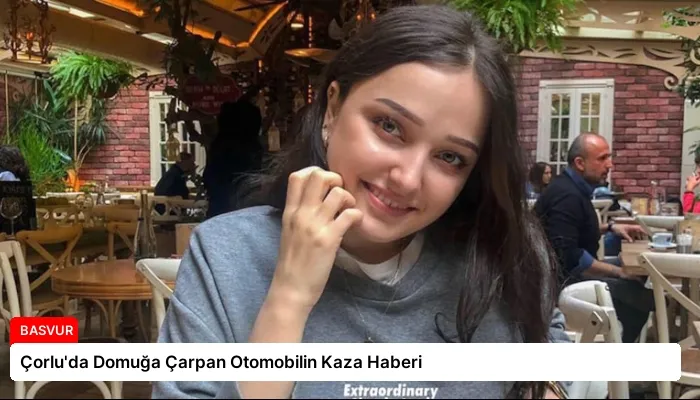 Çorlu’da Domuğa Çarpan Otomobilin Kaza Haberi