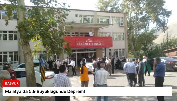Malatya’da 5,9 Büyüklüğünde Deprem!