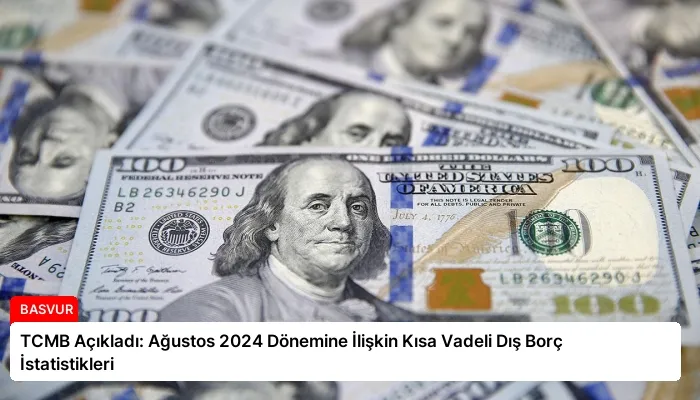 TCMB Açıkladı: Ağustos 2024 Dönemine İlişkin Kısa Vadeli Dış Borç İstatistikleri