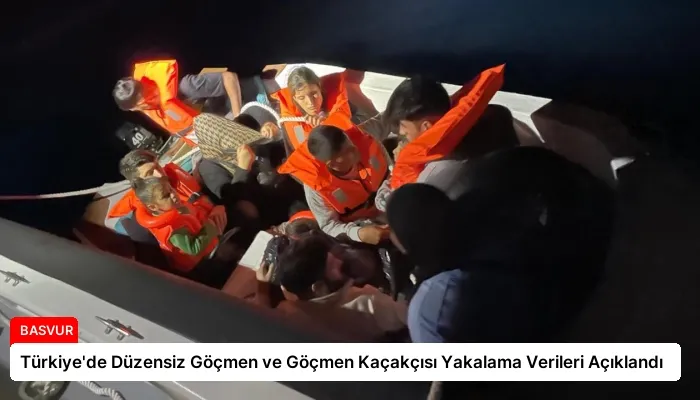 Türkiye’de Düzensiz Göçmen ve Göçmen Kaçakçısı Yakalama Verileri Açıklandı