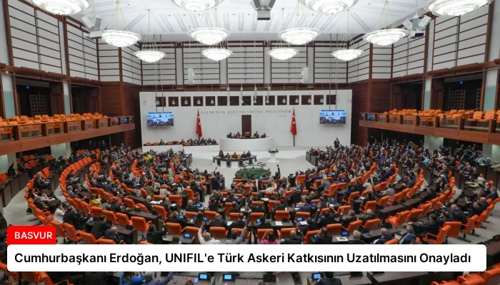 Cumhurbaşkanı Erdoğan, UNIFIL’e Türk Askeri Katkısının Uzatılmasını Onayladı