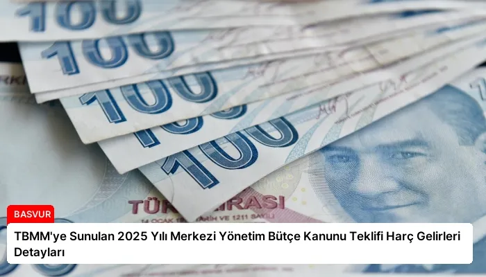 TBMM’ye Sunulan 2025 Yılı Merkezi Yönetim Bütçe Kanunu Teklifi Harç Gelirleri Detayları