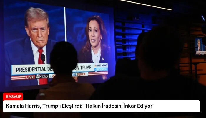 Kamala Harris, Trump’ı Eleştirdi: “Halkın İradesini İnkar Ediyor”