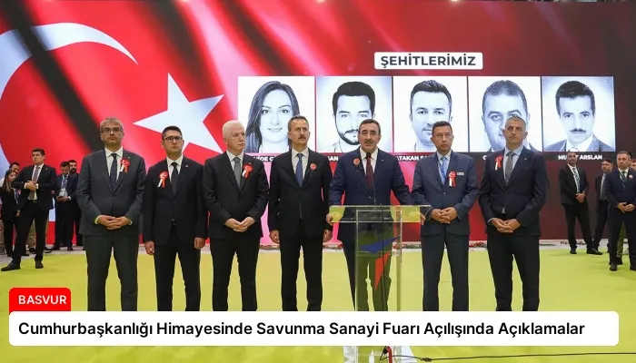 Cumhurbaşkanlığı Himayesinde Savunma Sanayi Fuarı Açılışında Açıklamalar