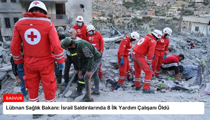 Lübnan Sağlık Bakanı: İsrail Saldırılarında 8 İlk Yardım Çalışanı Öldü