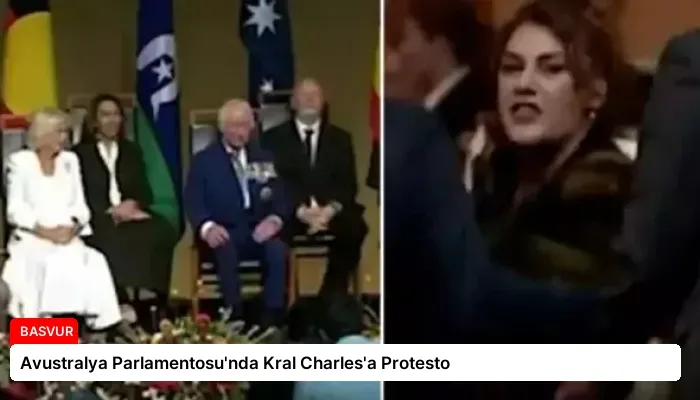 Avustralya Parlamentosu’nda Kral Charles’a Protesto