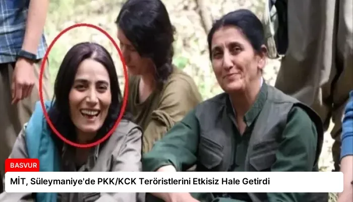 MİT, Süleymaniye’de PKK/KCK Teröristlerini Etkisiz Hale Getirdi