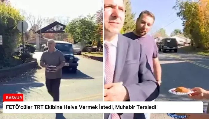 FETÖ’cüler TRT Ekibine Helva Vermek İstedi, Muhabir Tersledi