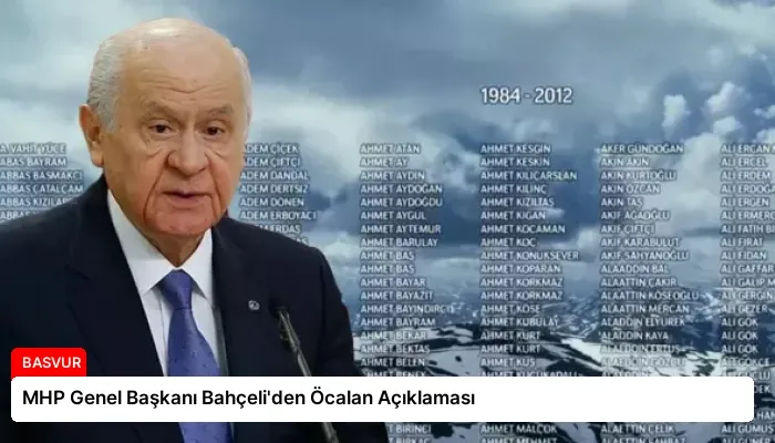 MHP Genel Başkanı Bahçeli’den Öcalan Açıklaması