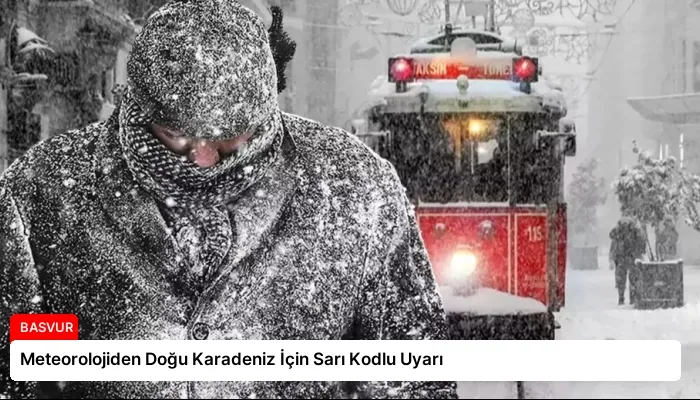 Meteorolojiden Doğu Karadeniz İçin Sarı Kodlu Uyarı