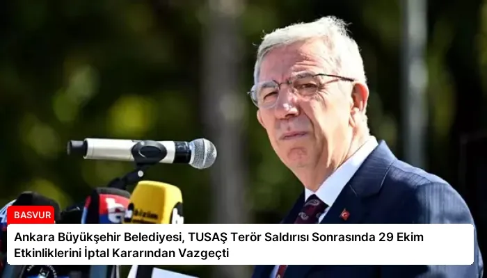 Ankara Büyükşehir Belediyesi, TUSAŞ Terör Saldırısı Sonrasında 29 Ekim Etkinliklerini İptal Kararından Vazgeçti