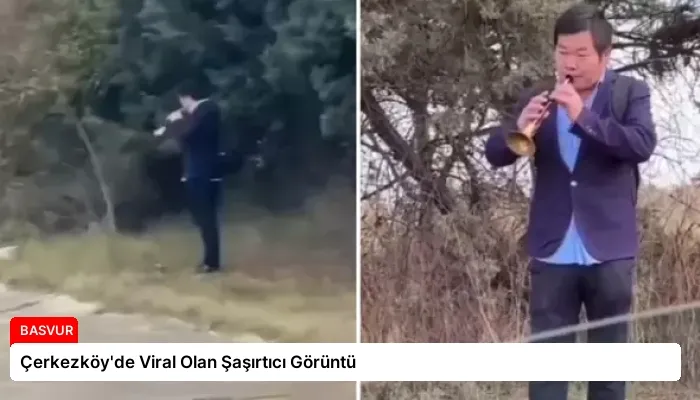 Çerkezköy’de Viral Olan Şaşırtıcı Görüntü